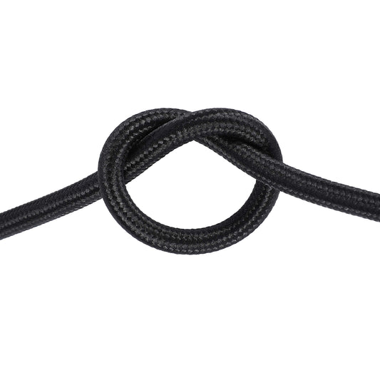 Black Braided Fabric Lighting Cable 2×0.75