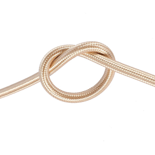 White Braided Fabric Lighting Cable 2×0.75