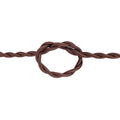 Vintage Fabric Lighting Cable, 2-Core 0.75mm² Braided & Twisted Flex