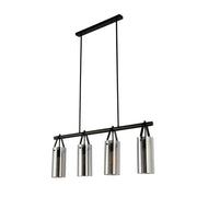Smoky Glass Chandelier - Linear & Round Variants Adjustable Drop