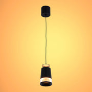 Torchlight LED Pendant Downlight 10W Black Finish, 3000K Warm White
