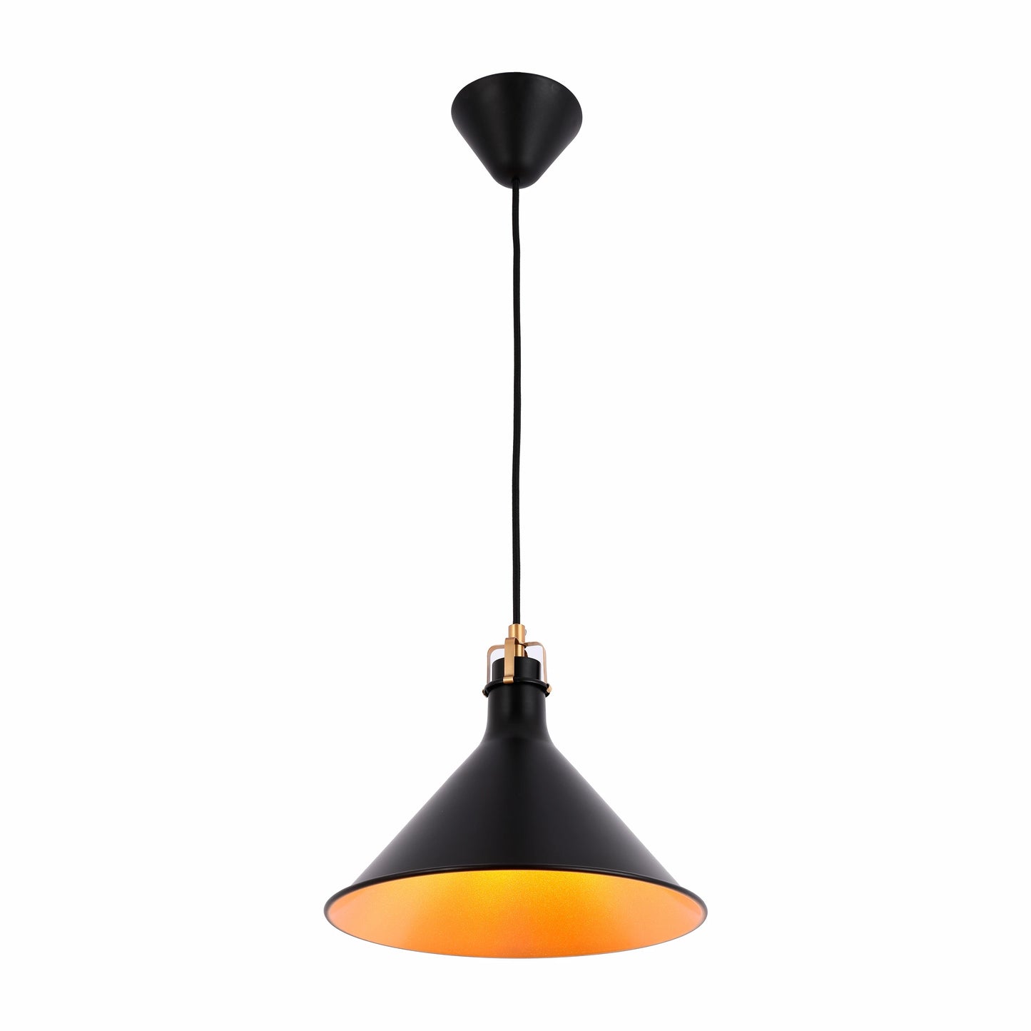 Conical Pendant Light - E27 Fitting, 40W Max, Dimmable