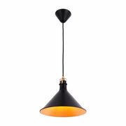 Conical Pendant Light - E27 Fitting, 40W Max, Dimmable