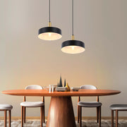 Modern Black Brass Ceiling Pendant Light, Adjustable Drop, E27