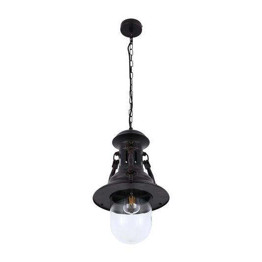 Black Dome Industrial Vintage Pendant Light E27
