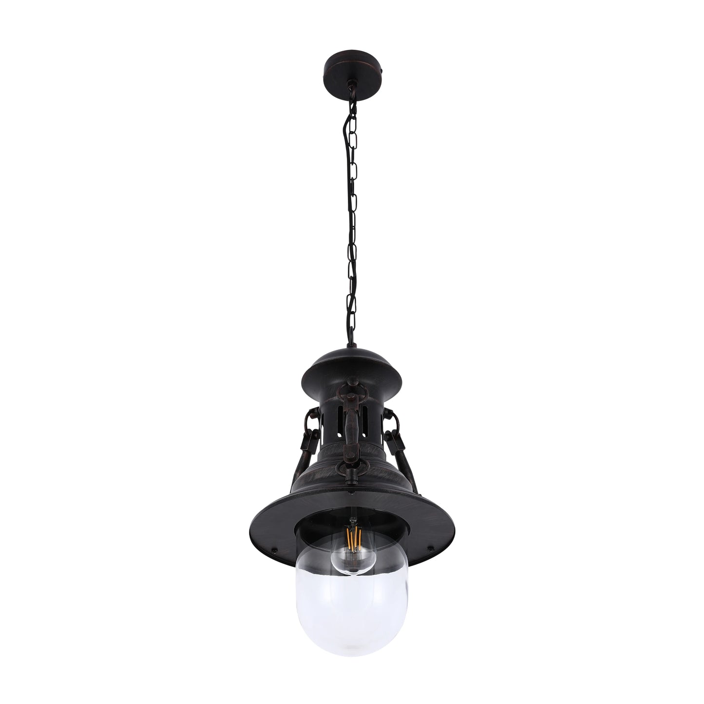 Black Dome Industrial Vintage Pendant Light E27