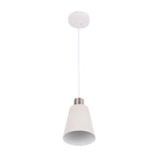 Modern White Speckled & Antique Bronze Cone Pendant Light, E27 (1, 3 & 5-Light Options)