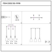 Modern White Speckled & Antique Bronze Cone Pendant Light, E27 (1, 3 & 5-Light Options)