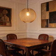 Modern Gold Wire Mesh Globe Pendant Light, E27 (40cm & 48cm Options)