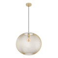 Modern Gold Wire Mesh Globe Pendant Light, E27 (40cm & 48cm Options)
