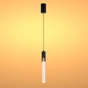 Modern 6W Bubble Crystal Cylinder LED Pendant Light, 3000K