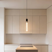 Modern 6W Bubble Crystal Cylinder LED Pendant Light, 3000K
