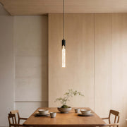 Modern 6W Bubble Crystal Cylinder LED Pendant Light, 3000K