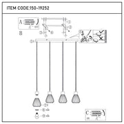 Industrial Wire Cage Pendant Light with Hemp Rope, E27 Dimmable