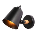 Nordic Sleek Adjustable Wall Lamp - Modern Tapered Cone Design in Black or White
