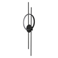 Modern Ring LED Wall Light with Vertical Rods