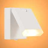 Modern Adjustable LED Bedside Wall Light with Rocker Switch