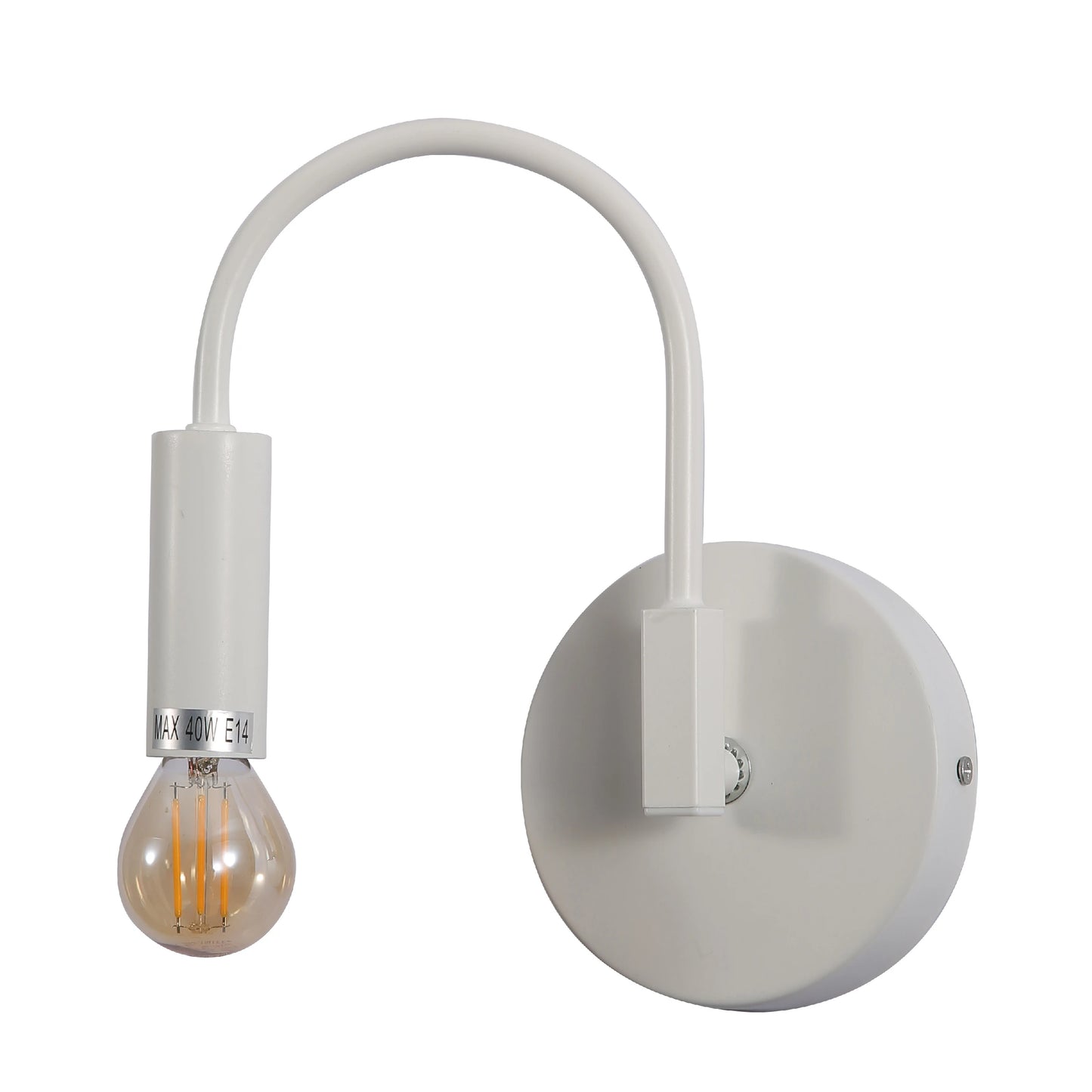 Swan Wall Light E14 Fitting