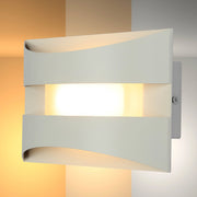Contemporary Dual-Arc LED Wall Sconce