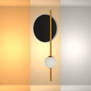 Eclipse Mirage Modern Geometric LED Wall Light with CCT Change