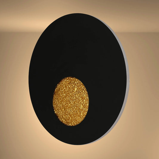 Eclipse Radiance LED Wall Light Black 4000K