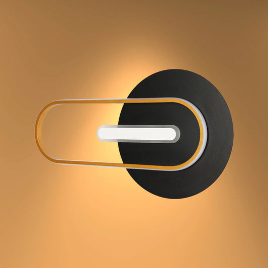 Chic Eclipse LED Wall and Ceiling Light - Black