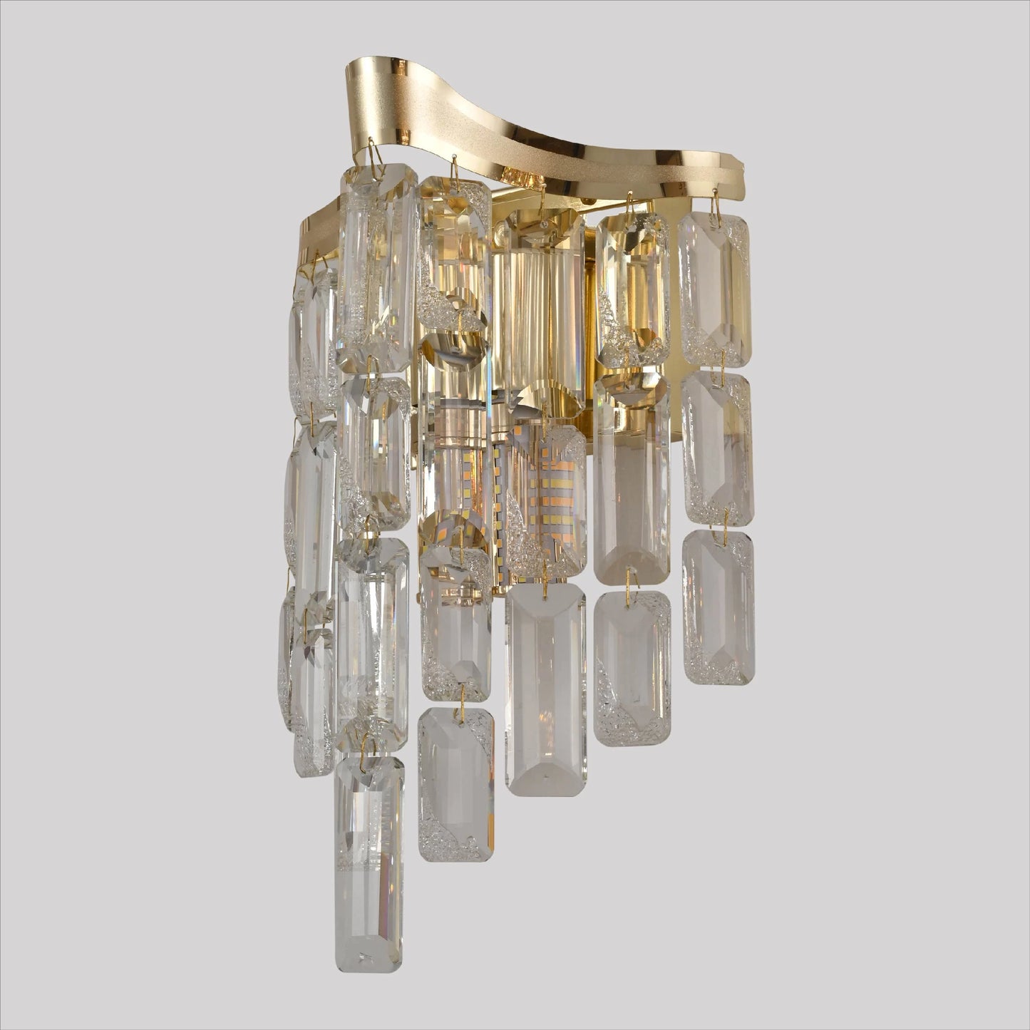 Star Crystal Chandelier Wall Light