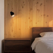 Modern Black & Brass Wall Sconce, 1-Light GU10 Dimmable