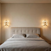 Luxury Gold Crystal Wall Light M2123, 5-Light E14 Sconce