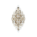 Luxury Gold Crystal Wall Sconce M2158, 4-Light E14