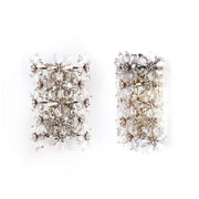 Premium Gold Crystal Deco Wall Sconce, 5-Light E14 Dimmable