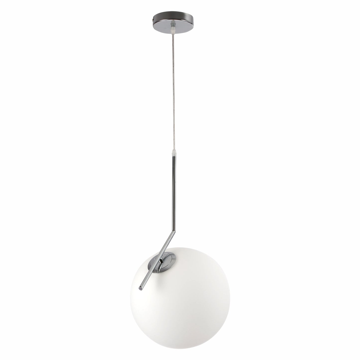 Opal White Glass Globe Pendant Ceiling Light