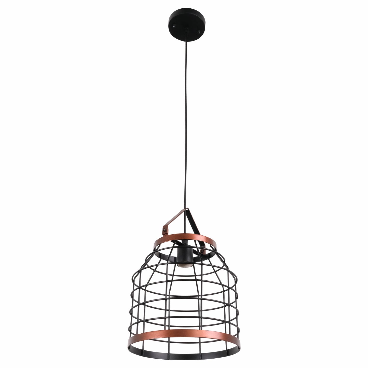 Black Cage Metal Pendant Ceiling Light E27