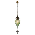 Moroccan Style Antique Brass Glass Oriental Ceiling Pendant Light E27