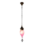 Moroccan Style Antique Brass Glass Oriental Ceiling Pendant Light E27