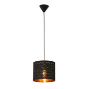 Black Gold Shade Scandinavian Modern Pendant Ceiling Light