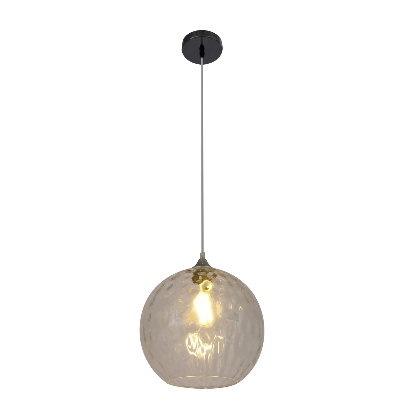 Celestial Dimpled Glass Globe Pendant Ceiling Light