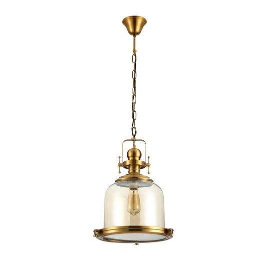 Riley Industrial Vintage Pendant Light Enclosed Pendant Light