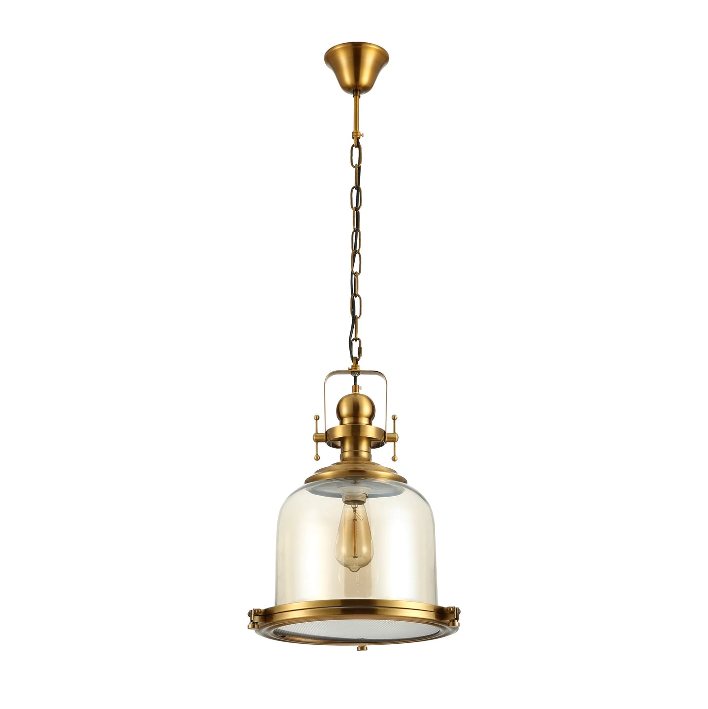 Riley Industrial Vintage Pendant Light Enclosed Pendant Light