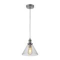 Vase Silhouette Textured Schoolhouse Pendant Ceiling Light