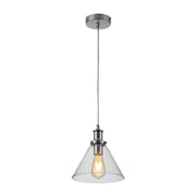Vase Silhouette Textured Schoolhouse Pendant Ceiling Light