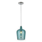 Vase Silhouette Textured Schoolhouse Pendant Ceiling Light