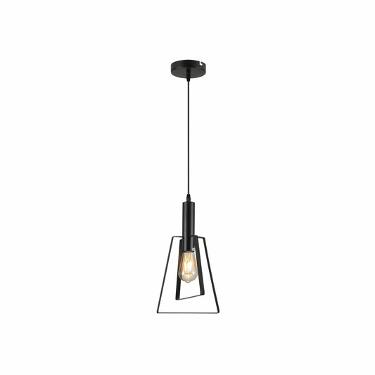 Nordic Black Cage Pendant Ceiling Light E27