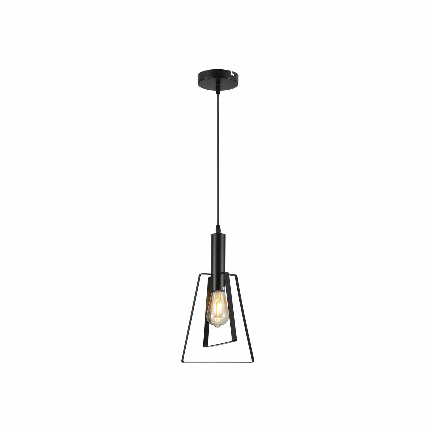 Nordic Black Cage Pendant Ceiling Light E27