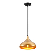 Gold Dome Metal Pendant Light E27