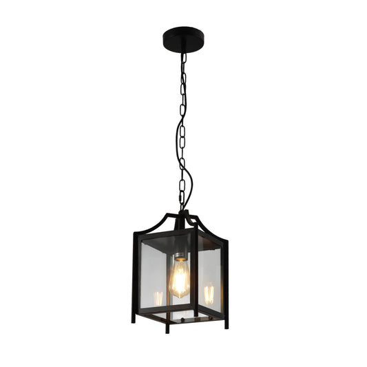 Cube Retro Traditional Lantern Pendant Ceiling Light E27