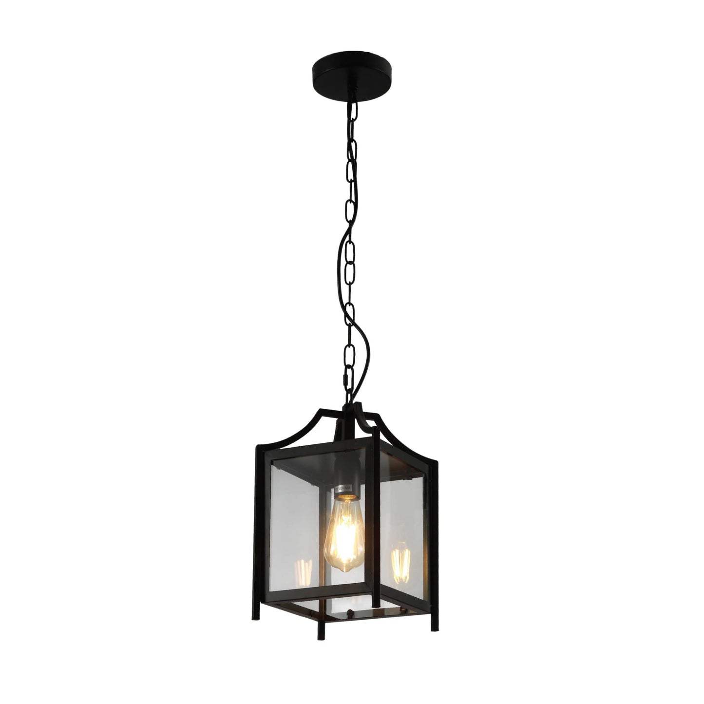 Cube Retro Traditional Lantern Pendant Ceiling Light E27