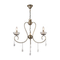 Versailles Elegance Crystal Swan Chandelier Ceiling Light