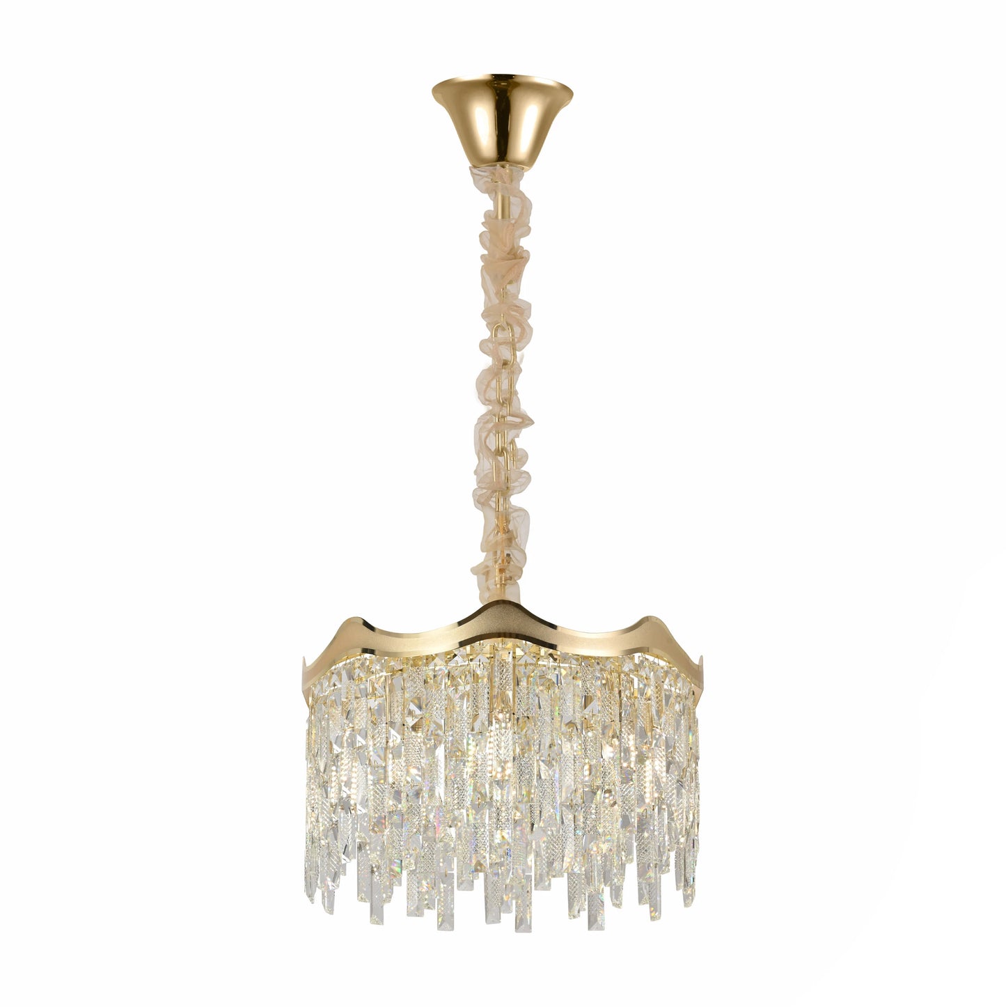 Crown Crystal Chandelier Ceiling Light