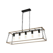 Dwelling Country farmhouse Transitional Island Chandelier Light E27x5